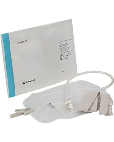 Conveen Security+ 600 mL Urinary Leg Bag 5170, 10 Ct