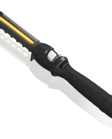 Lura Professional Root/Edge Straightener,200-500°F Pressing Combs for Black Hair,Electric Hot Comb for Women Thick Hair