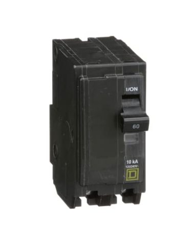 SCHNEIDER ELECTRIC Miniature Circuit Breaker 120/240-Volt 60-Amp QO260 Sw Fusible Hd 100A Stainless/Cr-Hi Recep