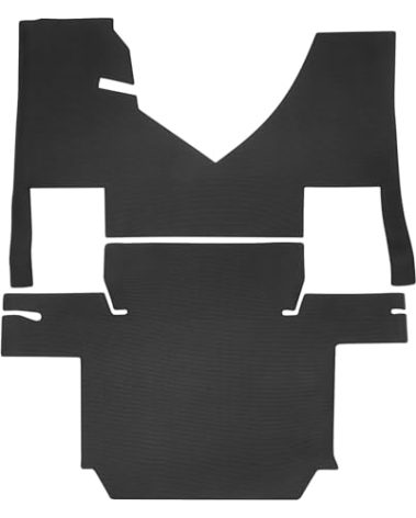 Mixsuper Floor Mats All Weather Floor Liners for Freightliner Cascadia 2022-2025 Truck Accessories Heavy Duty Black 4PCS Set