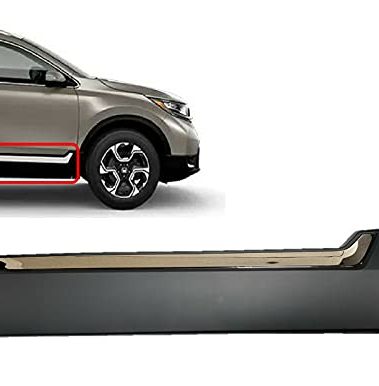Door Lower Molding/Door Garnish Fit for 17-21 Honda CR-V Front Right, with Chrome Trim, Replaces OEM 75312-TLA-A01, 75127