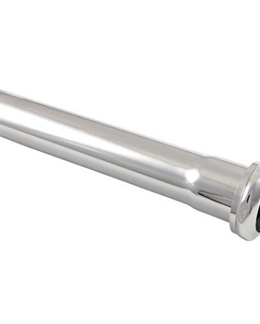 Kingston Brass Fauceture EVP1001 Century 8-Inch X 1-1/4 Inch O.D Slip Joint Brass Extension Tube, Polished Chrome