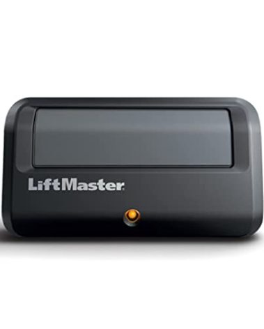 LiftMaster 891LM Security+ 2.0 1-Button Gate Operator Remote Control with Visor Clip - Compatible only with Security+ 2.0 LiftMaster gate openers with Yellow Round Learn Button and Yellow Antenna