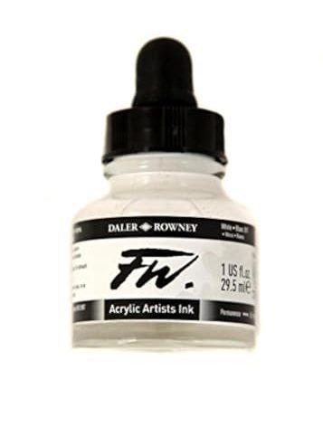 Daler Rowney FW Artists Acrylic Ink 29.5 ML Pot - White
