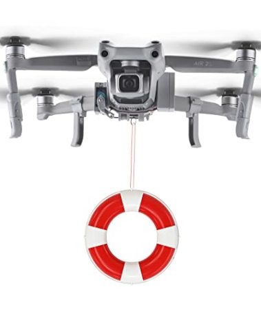 BRDRC AIR 2S Payload Airdrop System,Transport Release with Landing Gear Wedding Ring Thrower Fishing Bait Clip Delivery Advertising Rescue Kit for DJI Mavic AIR 2 2S Accessories(Not AIR 3 2023)