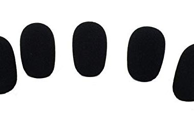 Tetra-Teknica XFFZ5P-BLK Lapel & Headset Microphone Windscreen, Color Black, 5-Pack