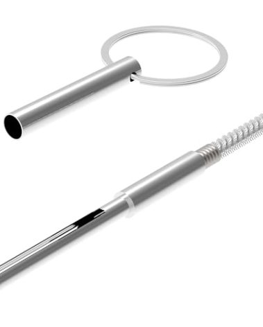 GripperX Headphone Plug Extraction Tool with Key Ring and Cleaning Brush - Remove Broken Headphone Plug from Headphone Jack of Mobile Devices