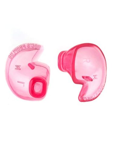 Medical Grade Doc's Pro Ear Plugs - Non Vented, Pink (Small)