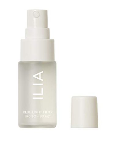 ILIA - Blue Light Face Mist | 3-in-1 Hydrate, Defend, Set Makeup | Ultra-Fine, Non-Sticky, Weightless | Gluten + Silicone-Free | Non-Toxic, Vegan, Cruelty-Free, Clean (Travel Size, 0.47 fl oz | 14ml)