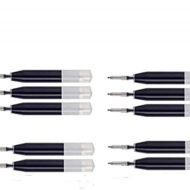 10 Black Cross Quality Intrepid Refill Cartridges for Cross ION, Gelicious, Vice, Roadster and Matrix Pens (Bulk Pack)