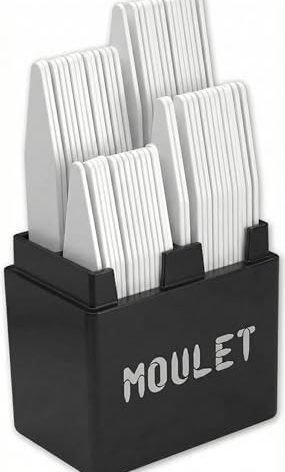 56 Plastic Collar Stays for Men's Dress Shirts – Premium Collar Inserts in 4 Sizes