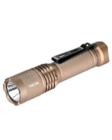 ACEBEAM TAC AA 2.0 Longest-Range AA Flashlight 360 Meters, 900 High Lumens Tactical EDC Flashlight Rechargeable, 6 Modes Pocket LED Super Bright Small Mini Flashlight for Camping, Home(SFT-25R)