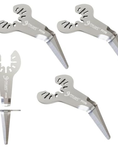 PAYA TOOLS Pneumatic Air Windshield Knife Air Windshield Remover Sealant Cutter Blade for Auto Glass Glue Window Seal Cutter Car Windshield Windscreen Removal Tool (3-PACK)