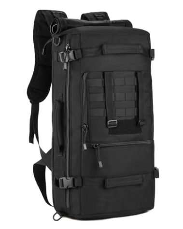 HUNTVP 50L 3 Way Tactical Backpack Military MOLLE Assault Backpack Modular WR Bag