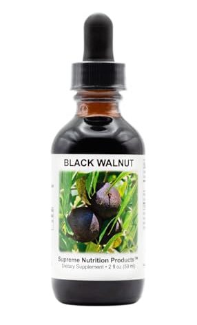 Supreme Nutrition Black Walnut Tincture, 2 fl oz | 59 Servings