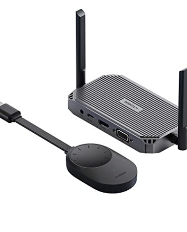 Hagibis Wireless HDMI Transmitter and Receiver, Wireless Display Dongle, Plug and Play HDMI Adapter for TV, Camera, Streaming, Laptops, PC, Media, PS4/5