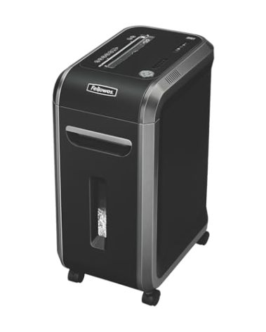 Fellowes 3229901 Powershred 99Ci 100% Jam Proof Heavy-Duty Cross-Cut Shredder, 18 Sheet Capacity