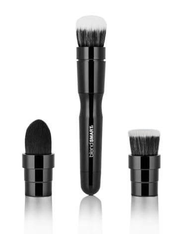 blendSMART1 Everyday Electric Makeup Brush Set (Black)