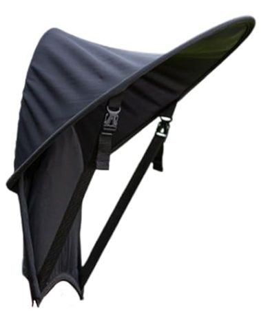 MiniMeis Sunshade, Black - Compatible with MiniMeis G4 Child Shoulder Carrier