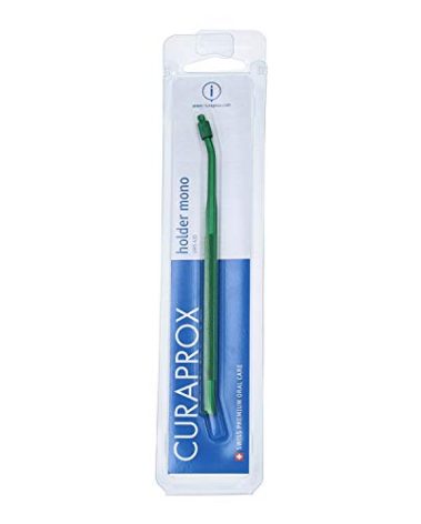 Curaprox UHS 410 Metal Interdental Brush Holder, Green