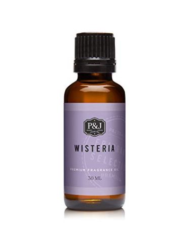 P&J Fragrance Oil | Wisteria Oil 30ml - Candle Scents for Candle Making, Freshie Scent, Soap Making Supplies, Diffuser Oil Scents