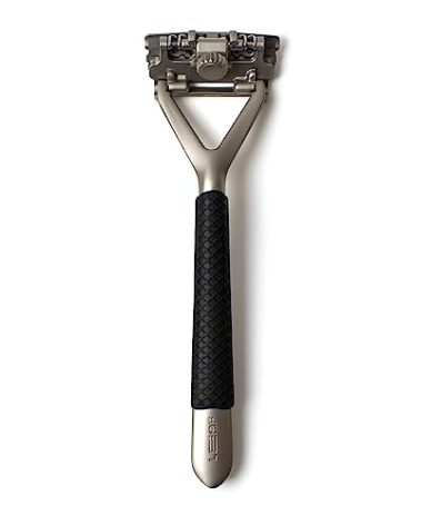 Leaf Shave | The Leaf Razor Grip Sleeve, Black - Silicone Razor Handle Grip