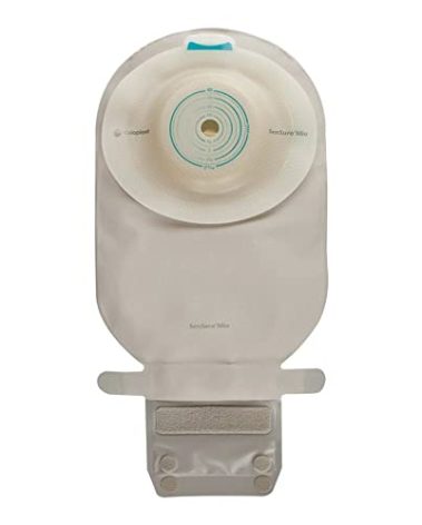 COLOPLAST SenSura Mio Soft Convex One-Piece Drainable Pouch (16715), EasiClose Wide Outlet, Transparent, Stomas Up to 1 5/16" (33mm), with Filter, (Box of 10)