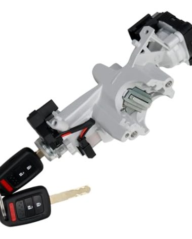 06351T6PH01 Ignition Lock Cylinder Switch with 2 Remote Keys for Civic 2014 2015 Door Lock Cylinder Keys Steering Starter 06351-T6P-H01 US1326