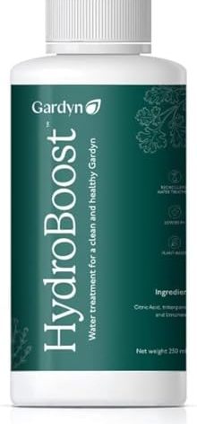 Gardyn HydroBoost for Gardyn Hydroponic Indoor Gardens - 250 ML (Plant Based Water Treatment-Lowers PH, Balances Plant Nutrients & Reduces Need for More Intensive Hydroponic Growing System Cleanings)