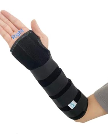 TANDCF Unisex Forearm and Wrist Support Splint Brace Double Fixation Wrist Brace for Carpal Tunnel,Adjustable Night Time Forearm Immobilizer Brace Splints,12.2 inch (31cm) length(RH/L)