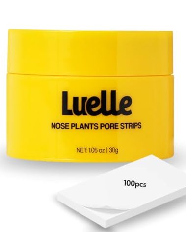 Luelle - Pore Strips, Deep Cleansing Patch System, Blackhead Remover, Nose Plants Strips with 100 PCS, Blackhead Remover Peel off Mask Face & Nose