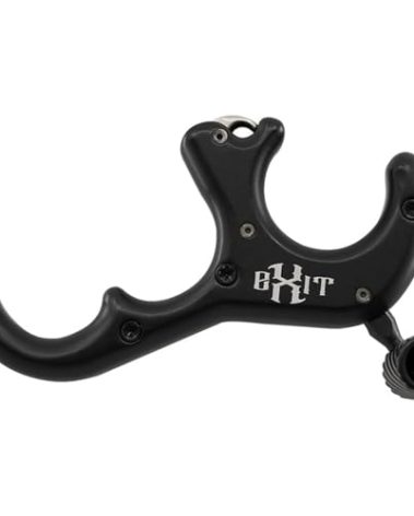 B3 Archery Exit Archery Compound Bow Hunting Equipment 3-Finger Hardened 440C Stainless Steel Easy Attach Lock-and-Load Release Aid