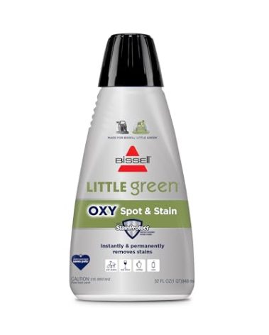 Bissell Little Green Spot & Stain Formula for Portable Carpet Cleaners, 2038G