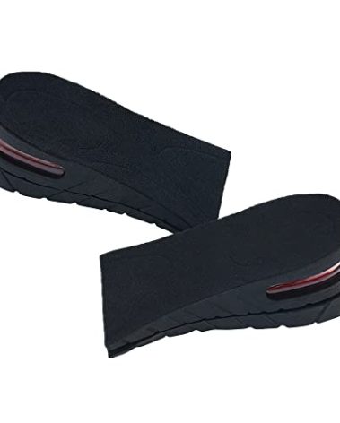 Height Increase Insoles 2-Layer Air up Shoe Lifts Elevator Shoes Insole -4.5 cm (1.8 inches) Heels Lift Inserts for Men and Women