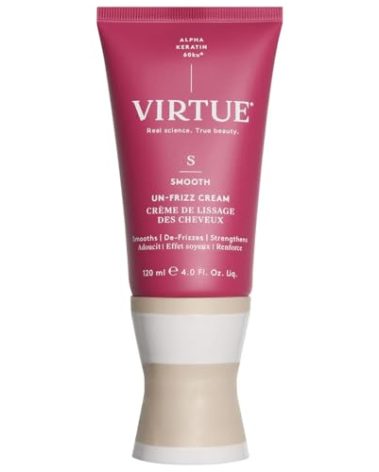 Virtue Un-Frizz Leave-In Hair Treatment for Curly Hair and Frizz Control, Sulfate Free, Safe for All Hair Types, Color Safe