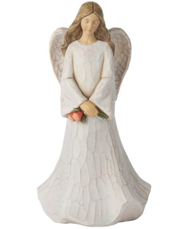 Grace4Joy Guardian Angel Figurines - Hand Painted Healing Angel Figure Home Table Decor, Guardian Angel Gifts for Women, Thanksgiving, Christmas or Valentine’s Day