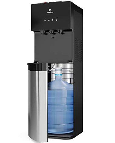 Avalon Bottom Loading Water Cooler Water Dispenser with BioGuard- 3 Temperature Settings - Hot, Cold & Room Water, Durable Stainless Steel Construction, Anti-Microbial Coating- UL Listed