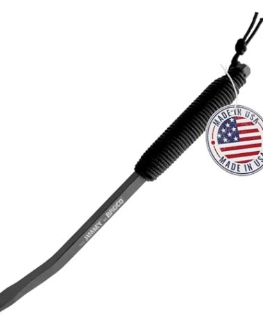 Broco Jimmy Tactical Pry Bar, EDC, Rescue & Breaching Tool, Durable Steel, Comfort Grip, Nail Puller Tool, Crowbar, 10.5inch Prybar
