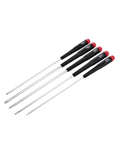 Wiha 26192 5 Piece Precision Slotted and Phillips Screwdriver Set