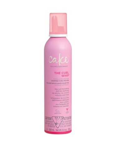 Cake Beauty Whipped Curl Defining & Volumizing Mousse – Aloe Vera Vitamin E for Flexible Hold - Vegan No Heat Curls Wavy Curly Hair Sulfate Cruelty Free Products For Women