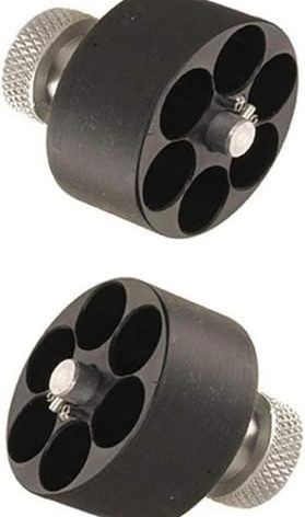 HKS 10-A Revolver Speedloader S&W 10,12,13,14,15,19,64,66,67/Taurus 606, 65, 66, 80, 82 (2-(Pack))