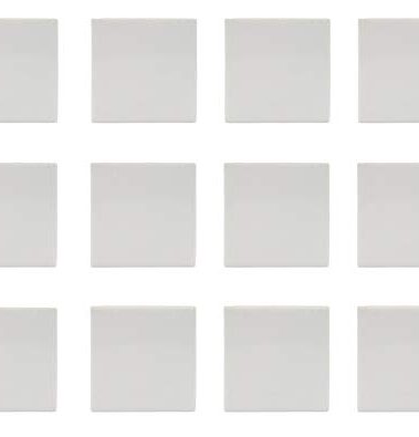 EISCO 12PK Streak Plates - for Testing Rocks & Specimens - Off-White Unglazed Porcelain - Great for Science Classrooms - Class Pack