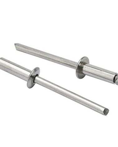 ISPINNER 50pcs 3/16" x 5/8" Stainless Steel Blind Rivets, 4.8 x 16mm Pop Rivets, Pack of 50