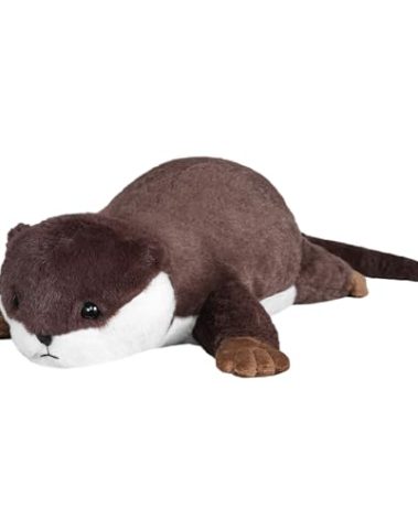 CSVBTRF Weighted Stuffed Animals, 4.1 lbs 18" Otter Plush Hugging Pillow, Otter Stuffed Animal Gifts for Kids Boys and Girls