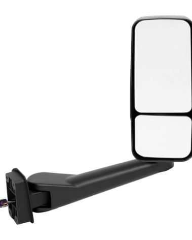 HECASA Rear View Mirror Right w/Turn Light Compatible with 2003-2009 Chevy Chevrolet Kodiak/GMC Topkick C4500 C5500 C6500 C7500 GMC Topkick C8500 Manual Door Mirror Right Side Replacement for 25886104
