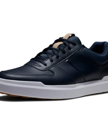 FootJoy Men's Contour Casual Previous Season Style Golf Shoe, Navy, 10