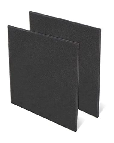 Wintcomfort Cut to Fit Foam Pad Pre Filter, Air Purifiers Filter Replacement, Compatible with Most Air Conditioner, Trash Cans, Dehumidifier, 15 x 15 inch, 2 Pack