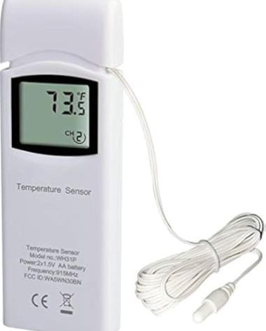 Ambient Weather WH31P Water Proof Thermometer Probe Sensor