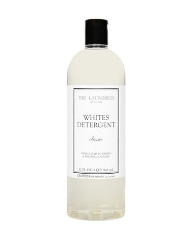 The Laundress Whites Detergent, Concentrated Laundry Detergent Liquid, Whiten & Brighten Clothes, Tough on Stains, Classic Scent, 32 oz.