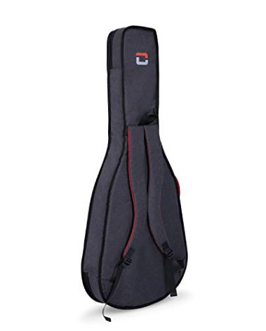 Crossrock 3/4 Classical Guitar Bag, 10mm Padding, Backpack Available, Dark Grey (CRSG107CTGR)